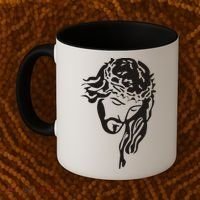 Jesus Christ God Love Face Religion Faith Graphic Coffee Mug thumb 2
