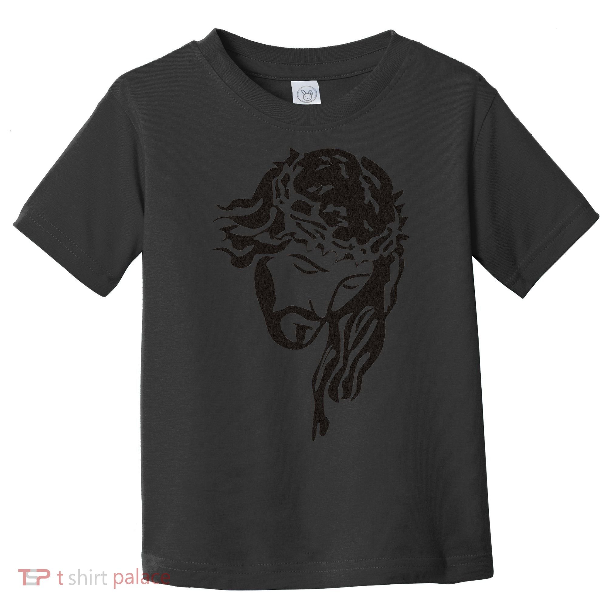 Jesus Christ God Love Face Religion Faith Graphic Toddler T-Shirt