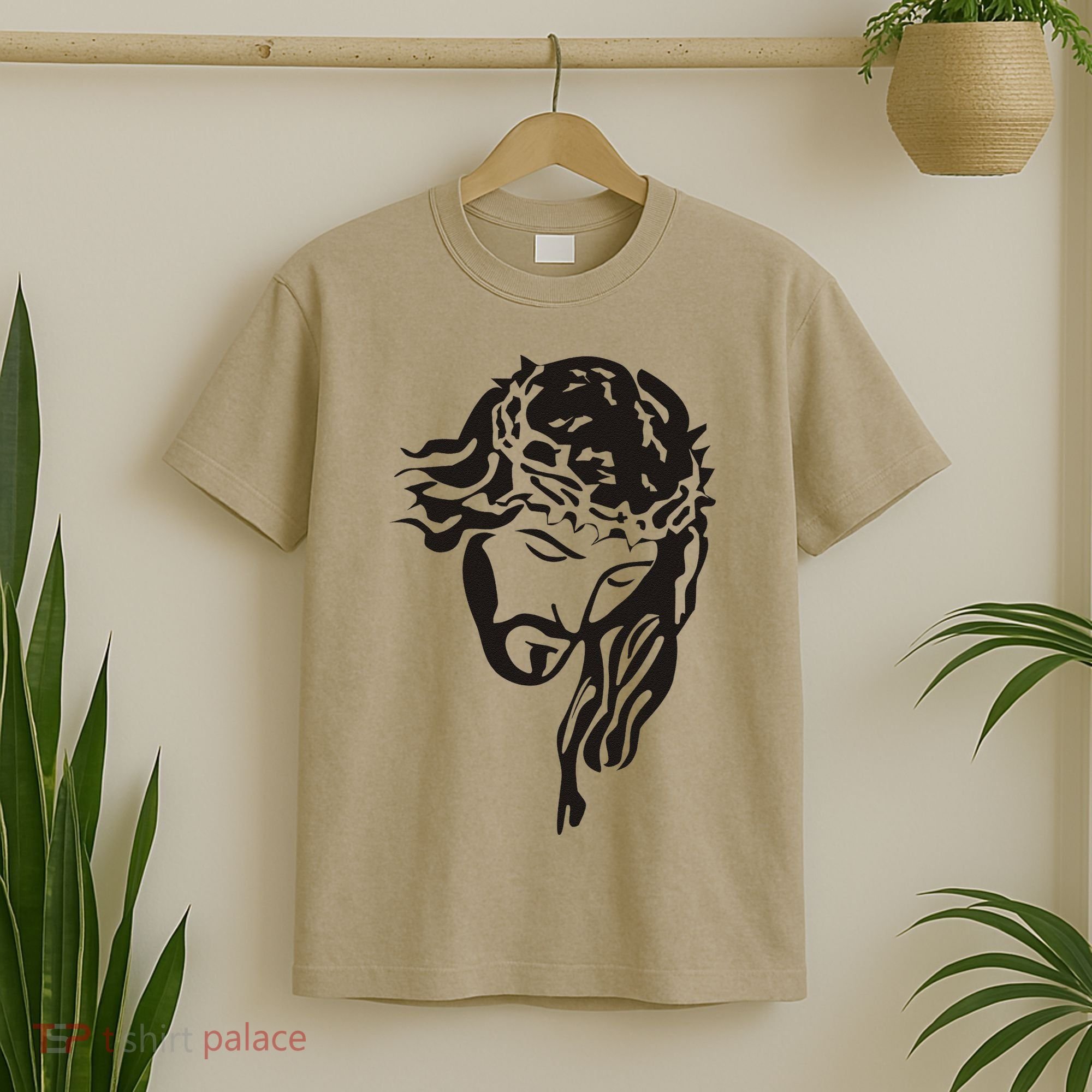 Jesus Christ God Love Face Religion Faith Graphic T-Shirt