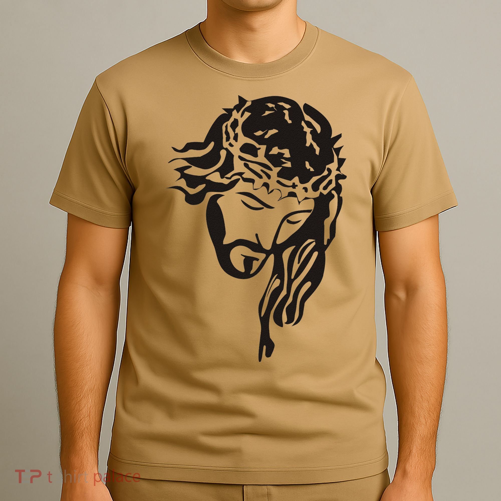 Jesus Christ God Love Face Religion Faith Graphic T-Shirt