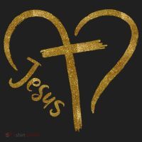 Jesus Cross Heart Christianity Women's Sweatshirt thumb 2