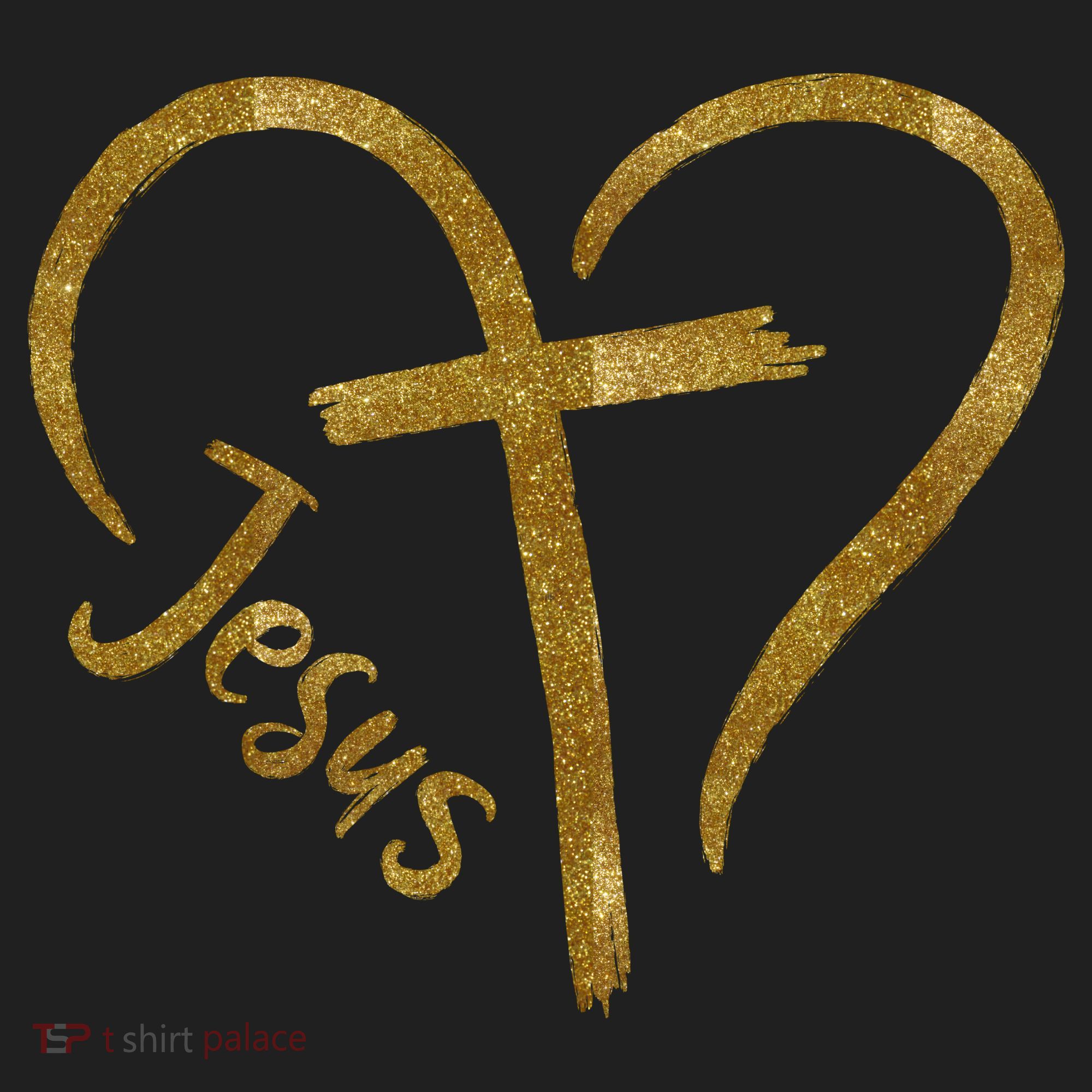 Jesus Cross Heart Christianity Women's Sweatshirt