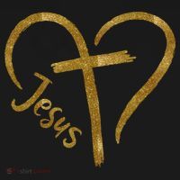 Jesus Cross Heart Christianity Tote Bag thumb 4