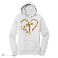 Jesus Cross Heart Christianity Women's Hoodie thumb 0