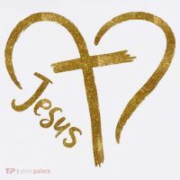 Jesus Cross Heart Christianity Kids Sweatshirt thumb 2