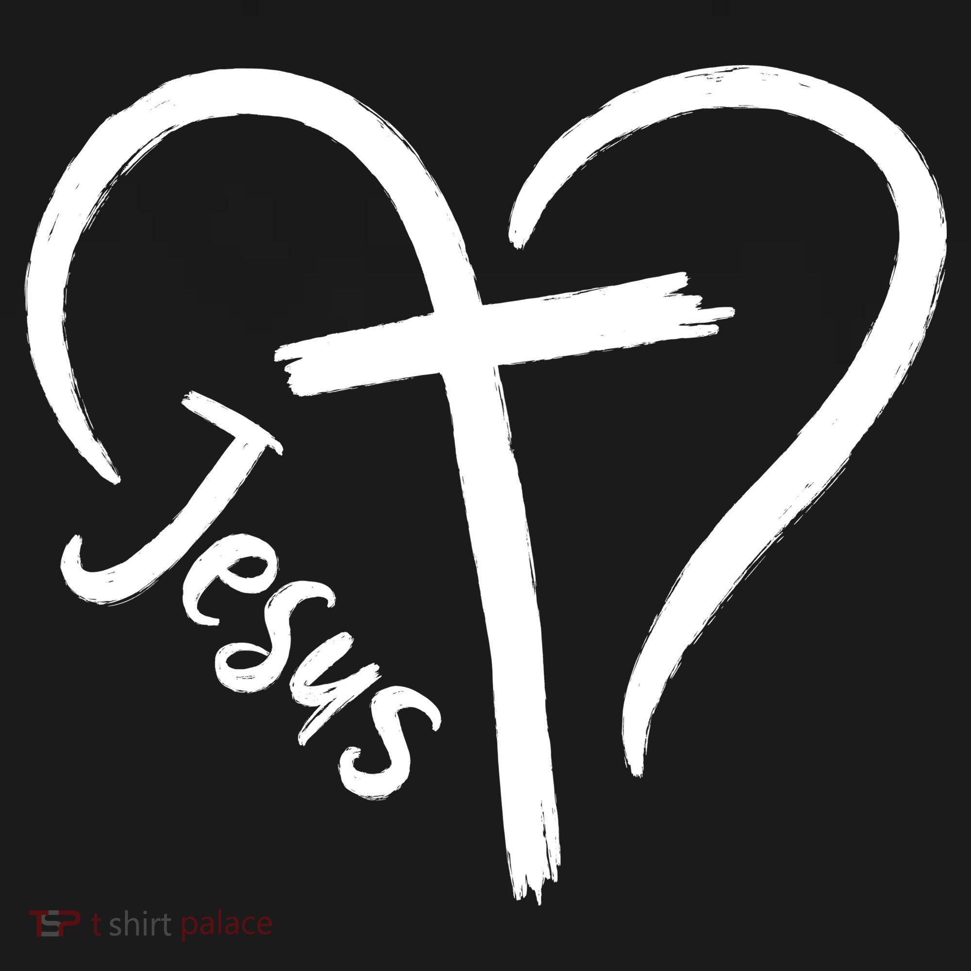Jesus Cross Heart Coaster