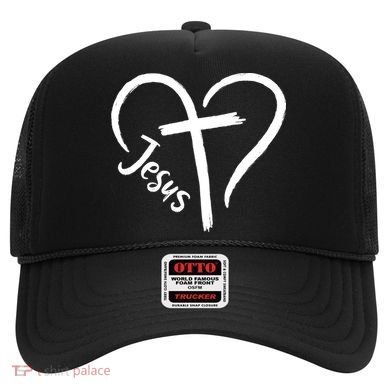 Jesus Cross Heart Hat