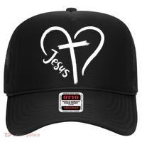 Jesus Cross Heart Hat thumb 0