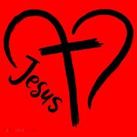 Jesus Cross Heart Santa Hat thumb 1