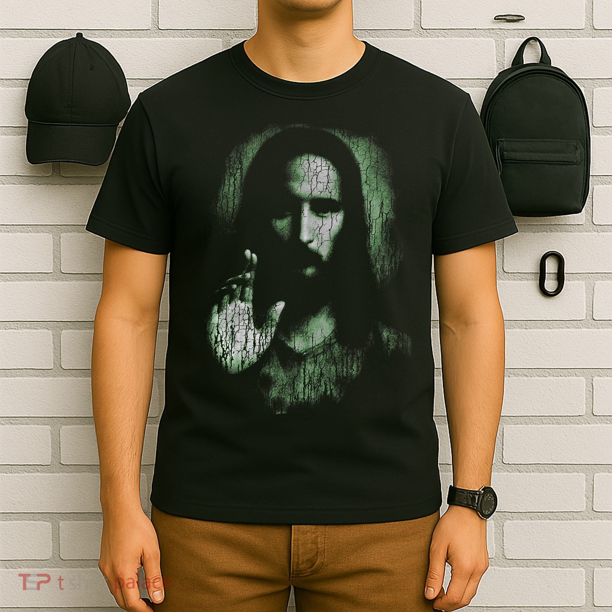 Jesus Christ Holy Face Blessing Christian Faith  T-Shirt
