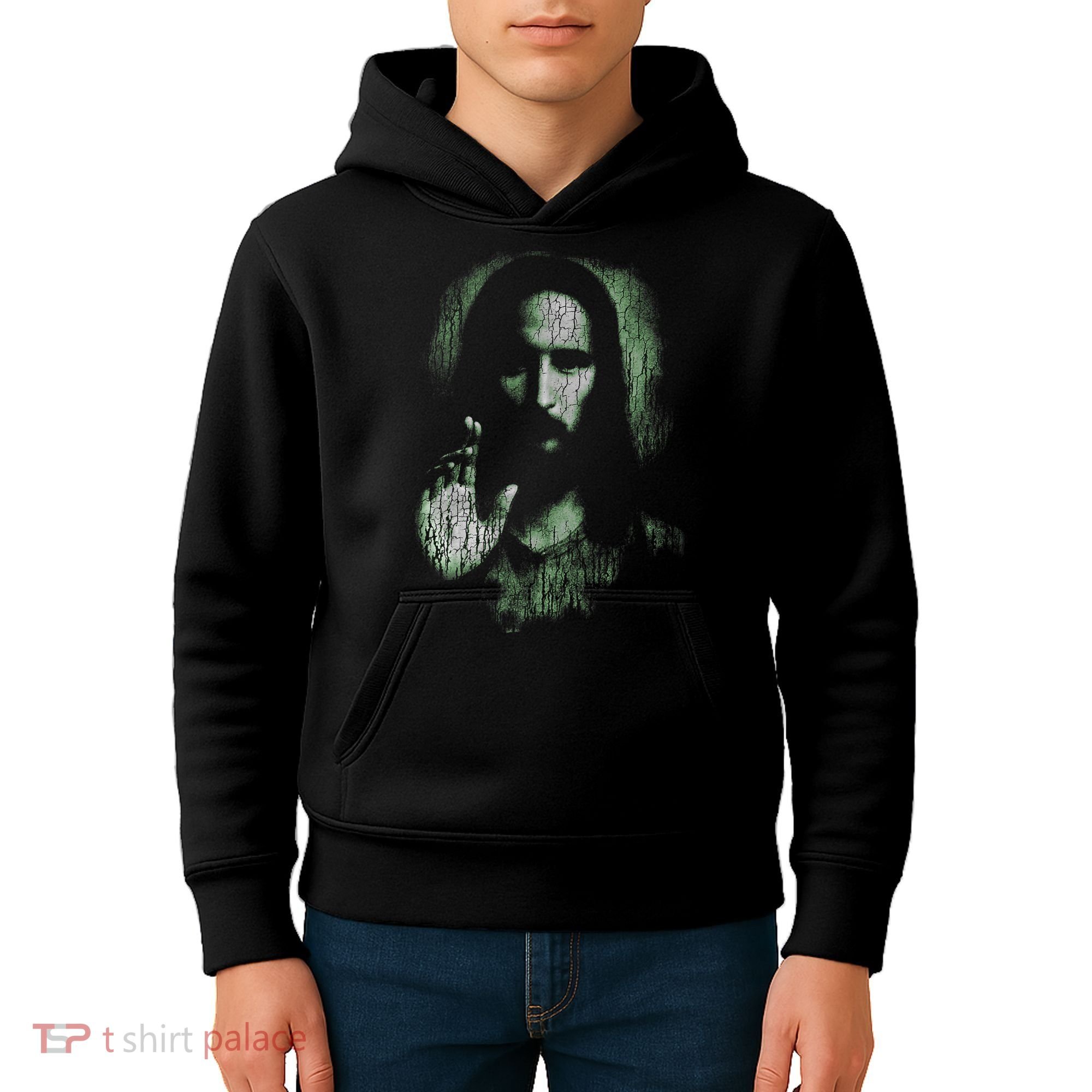 Jesus Christ Holy Face Blessing Christian Faith  Kids Hoodie