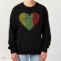 Juneteenth Celebrate Heart Black History Women's Sweatshirt thumb 0