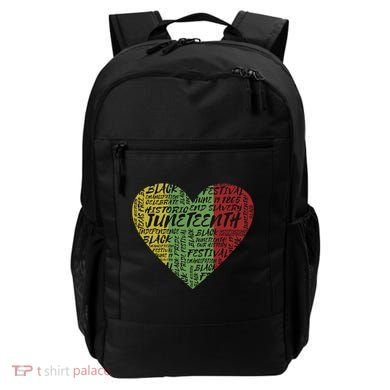 Juneteenth Celebrate Heart Black History Backpack