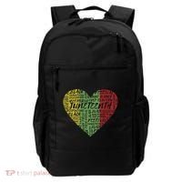 Juneteenth Celebrate Heart Black History Backpack thumb 0