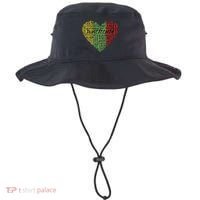 Juneteenth Celebrate Heart Black History Bucket Hat thumb 0