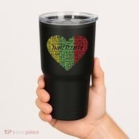 Juneteenth Celebrate Heart Black History Tumbler thumb 2