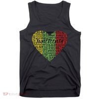 Juneteenth Celebrate Heart Black History Tank Top thumb 0