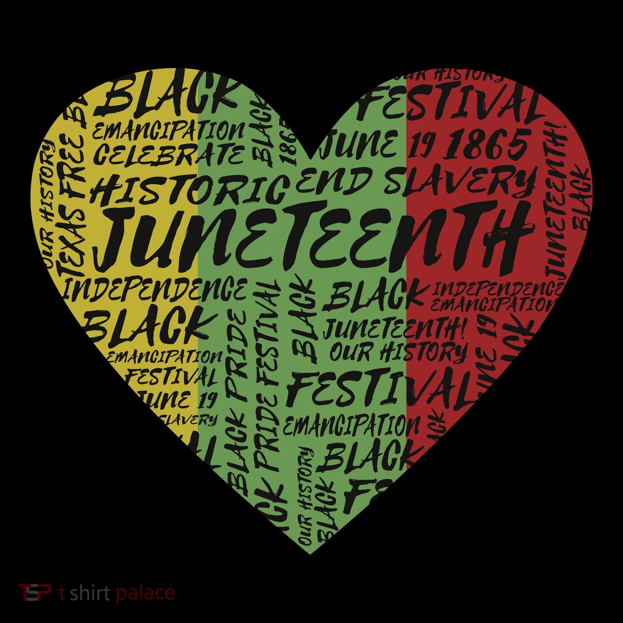 Juneteenth Celebrate Heart Black History Tote Bag