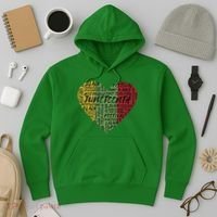 Juneteenth Celebrate Heart Black History Hoodie thumb 3
