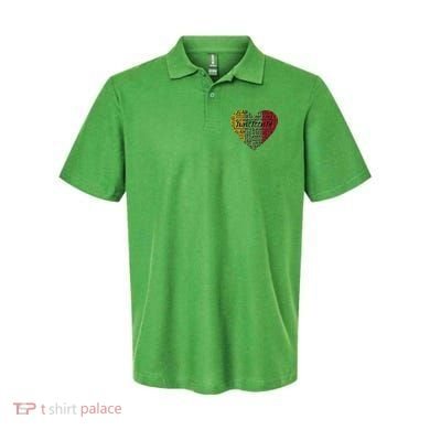 Juneteenth Celebrate Heart Black History Polo