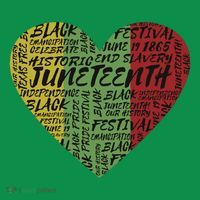Juneteenth Celebrate Heart Black History Kids Sweatshirt thumb 2