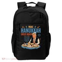 Jewish Celebrate Hanukkah Great Again President Trump Backpack thumb 0