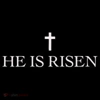 Jesus Christian He Is Risen USA-Made Doggie Bandana thumb 2