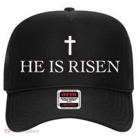 Jesus Christian He Is Risen Hat thumb 0