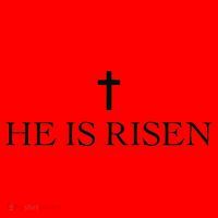 Jesus Christian He Is Risen Santa Hat thumb 1