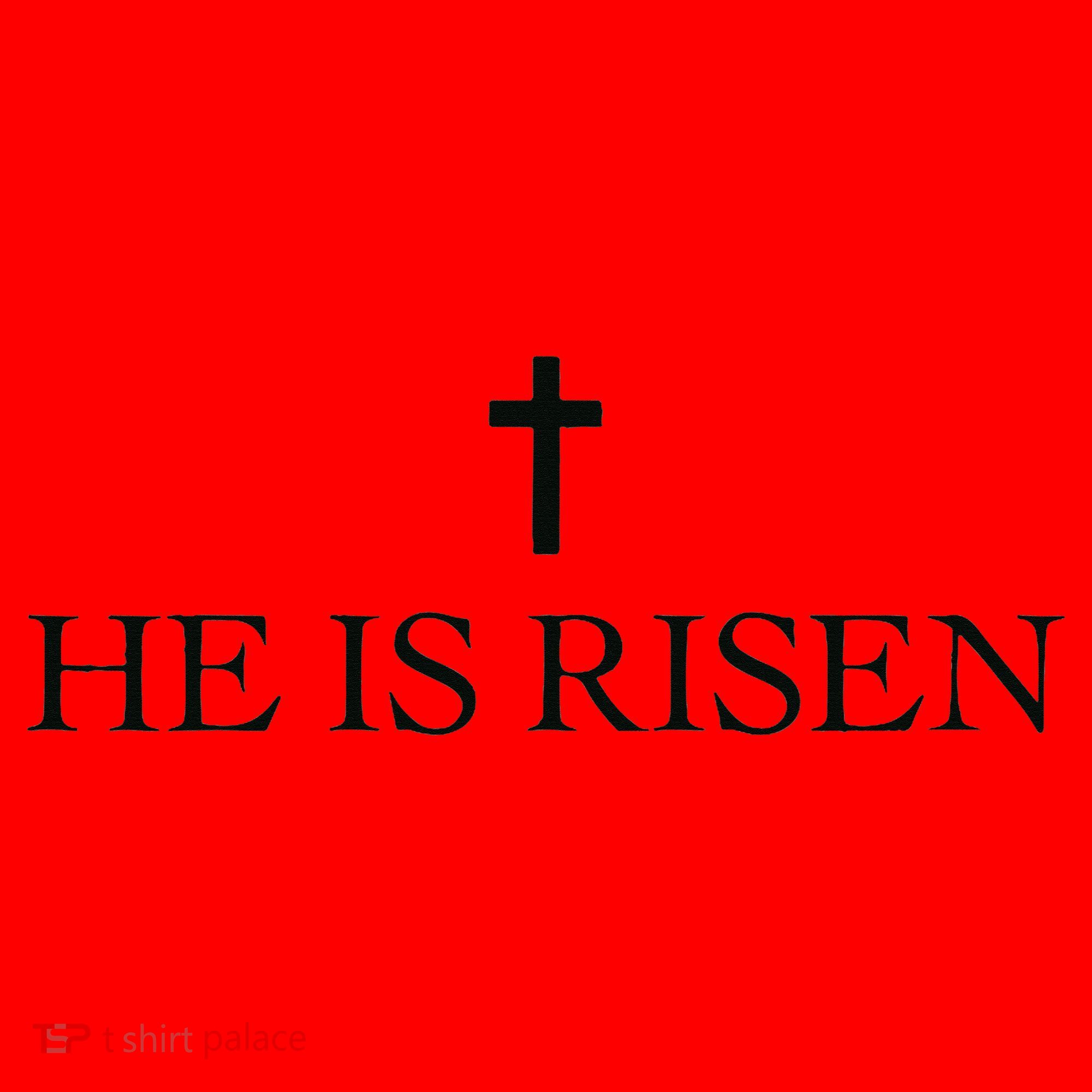 Jesus Christian He Is Risen Santa Hat