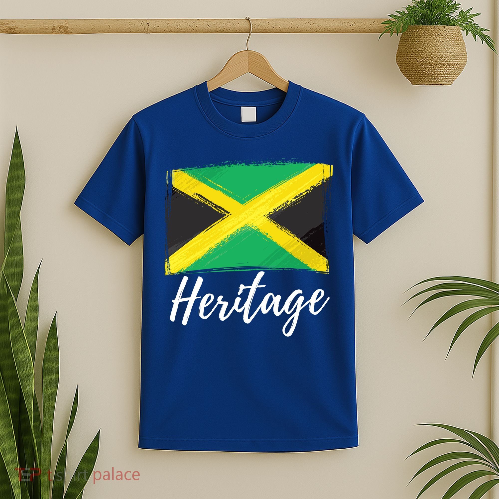 Jamaica Caribbean Heritage Flag Proud Caribbean Jamaican Dna Funny Gift T-Shirt
