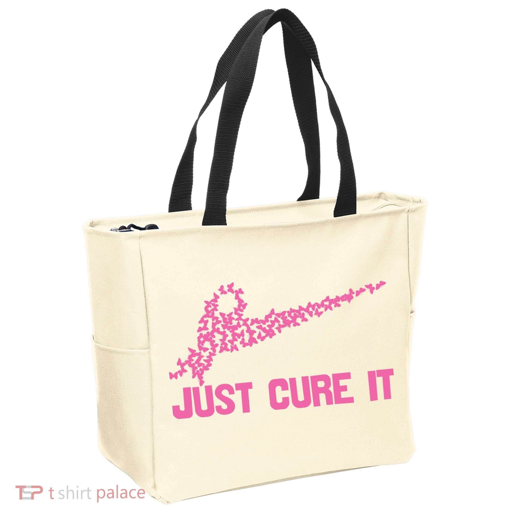 Just Cure It Breast Cancer Tote Bag