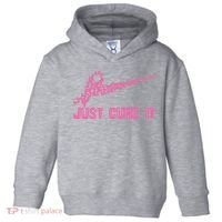 Just Cure It Breast Cancer Toddler Hoodie thumb 0