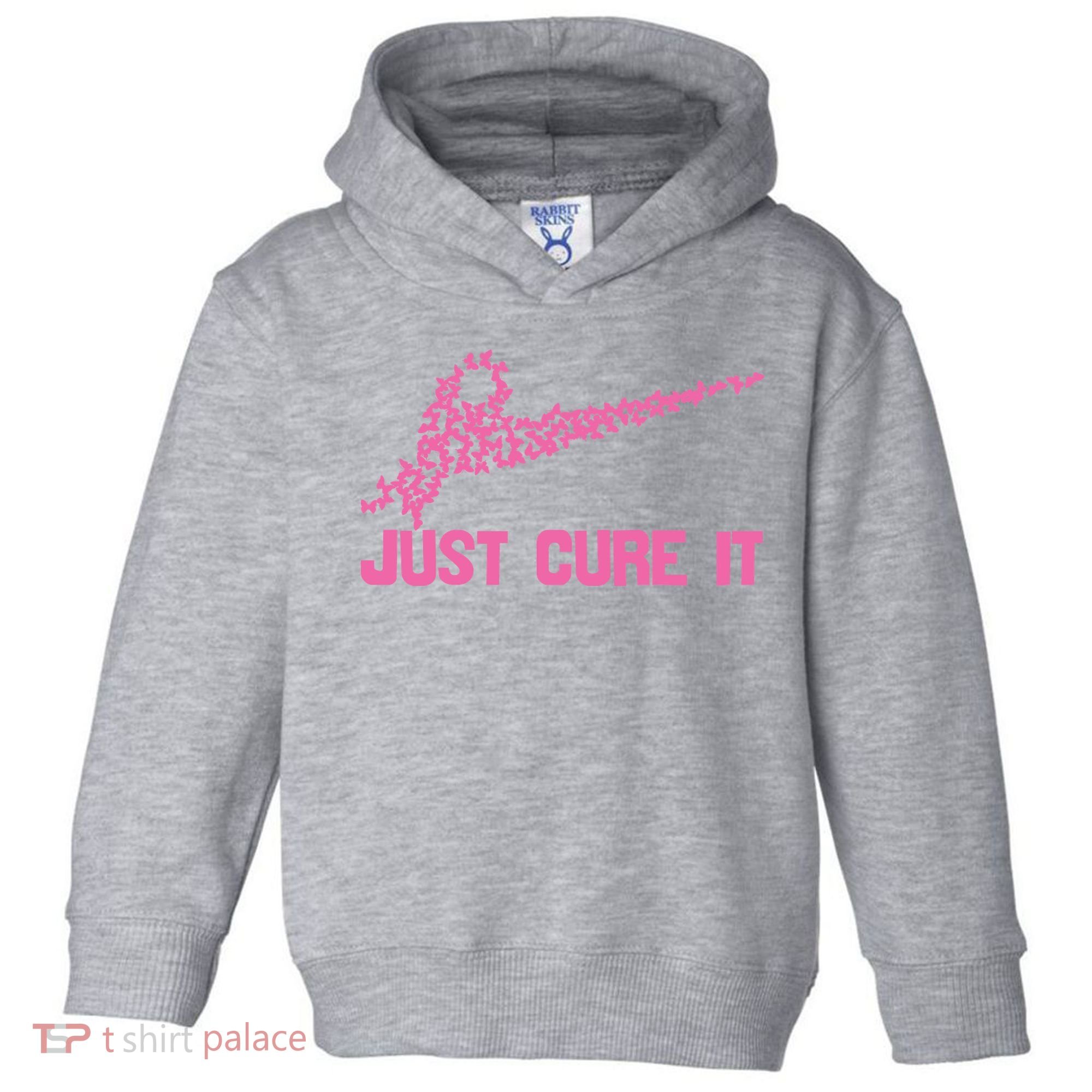 Just Cure It Breast Cancer Toddler Hoodie