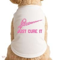 Just Cure It Breast Cancer Doggie Tank thumb 0