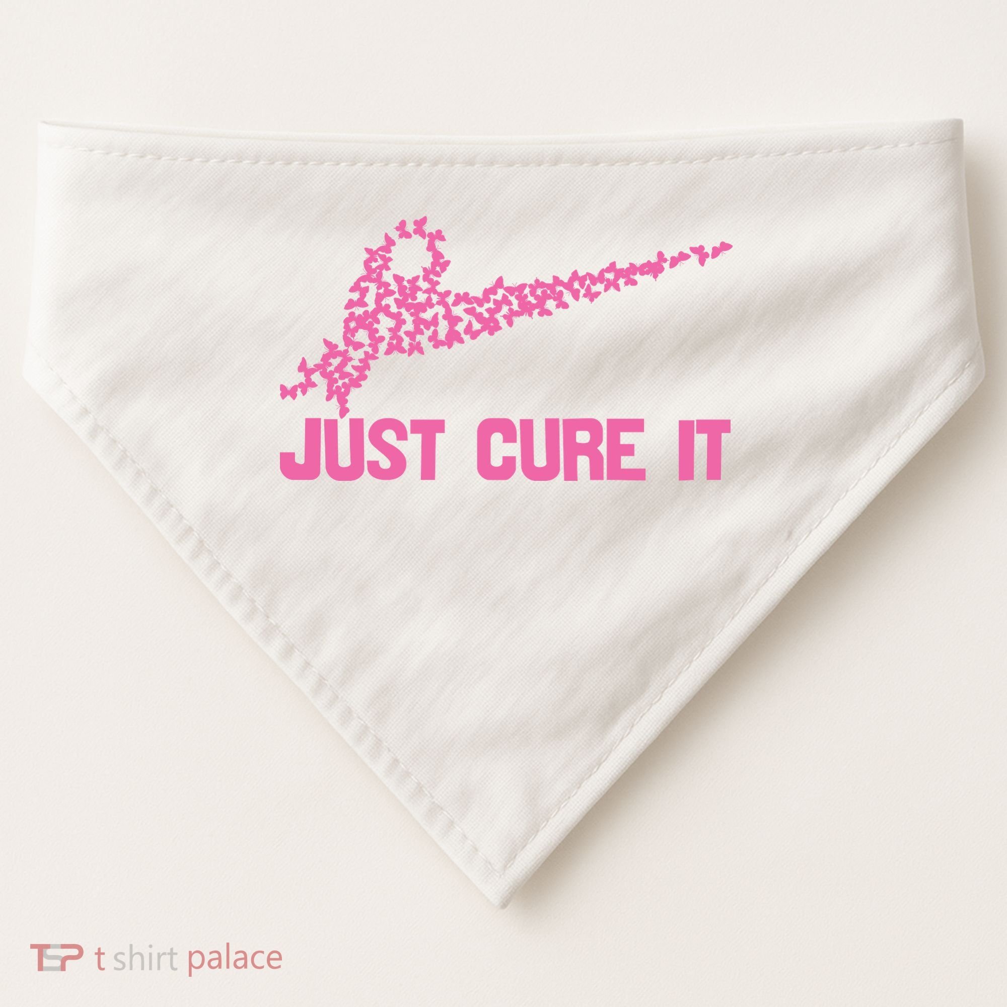 Just Cure It Breast Cancer USA-Made Doggie Bandana