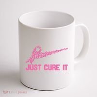 Just Cure It Breast Cancer Coffee Mug thumb 1