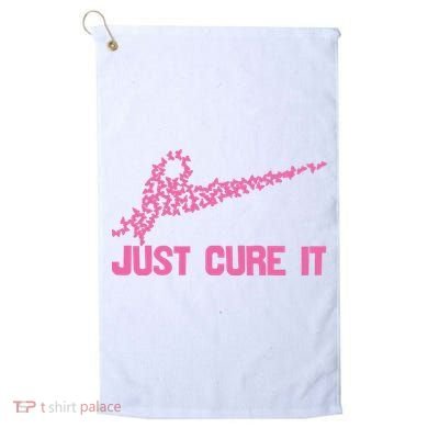 Just Cure It Breast Cancer Golf Towel