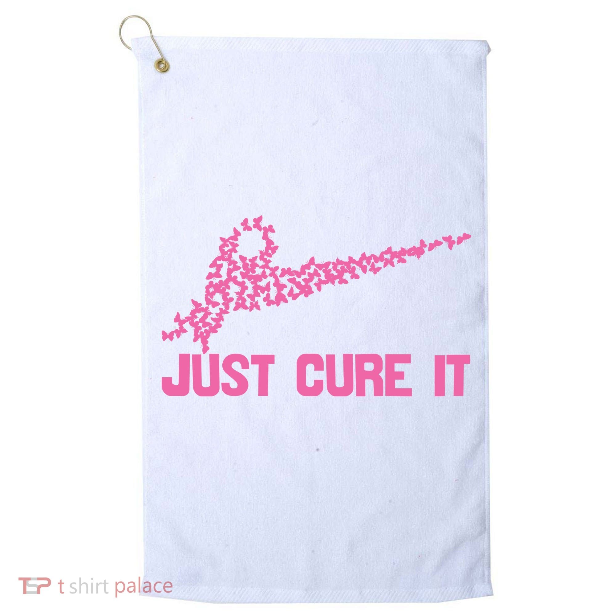 Just Cure It Breast Cancer Golf Towel