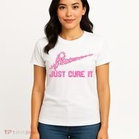 Just Cure It Breast Cancer Women's T-Shirt thumb 4