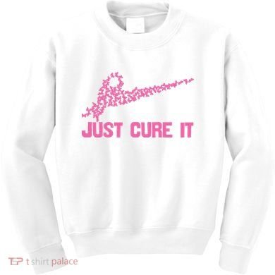 Just Cure It Breast Cancer Kids Sweatshirt