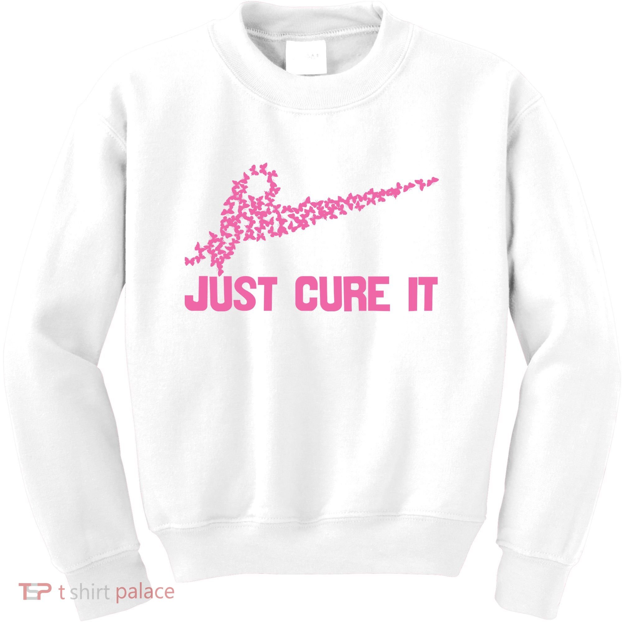 Just Cure It Breast Cancer Kids Sweatshirt