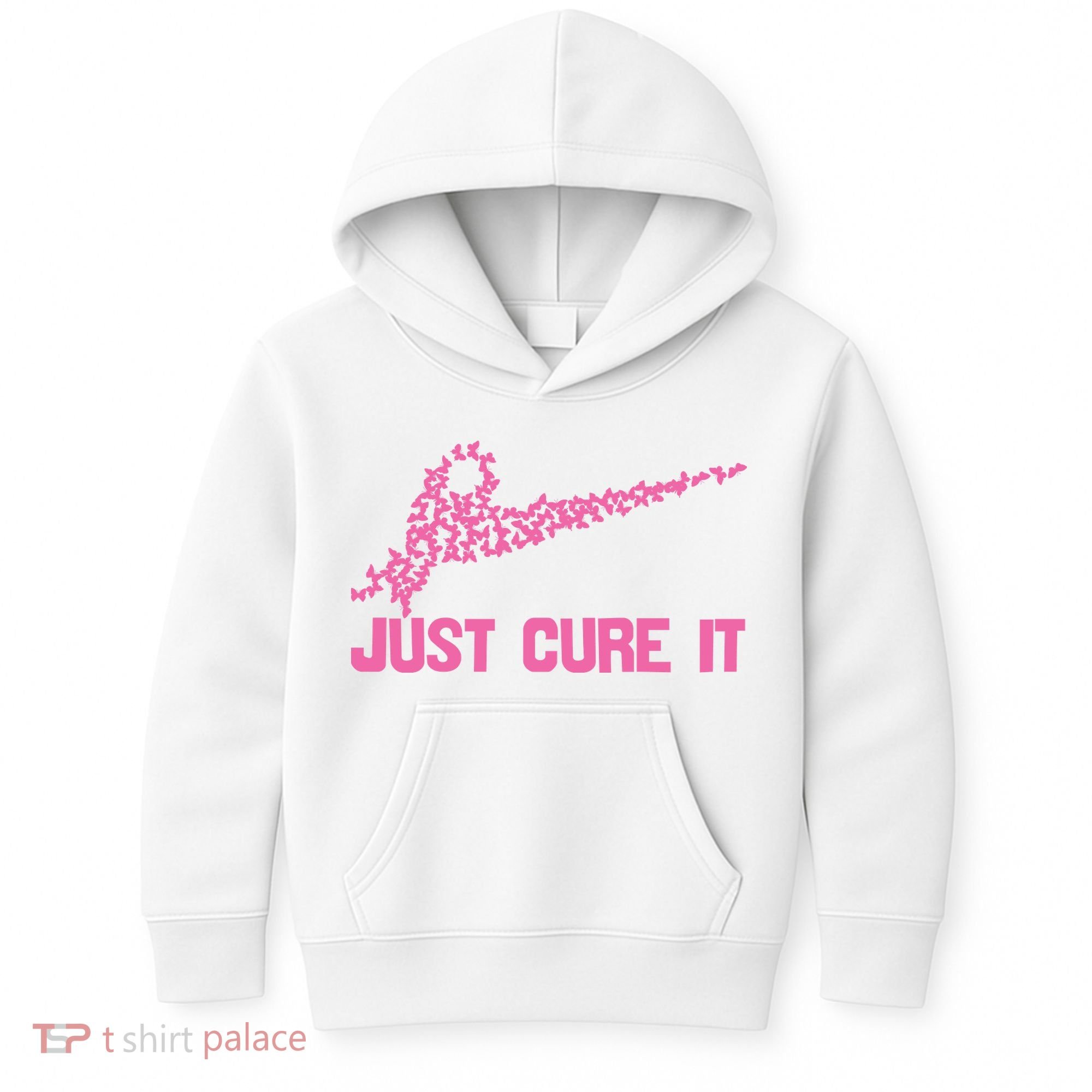 Just Cure It Breast Cancer Kids Hoodie