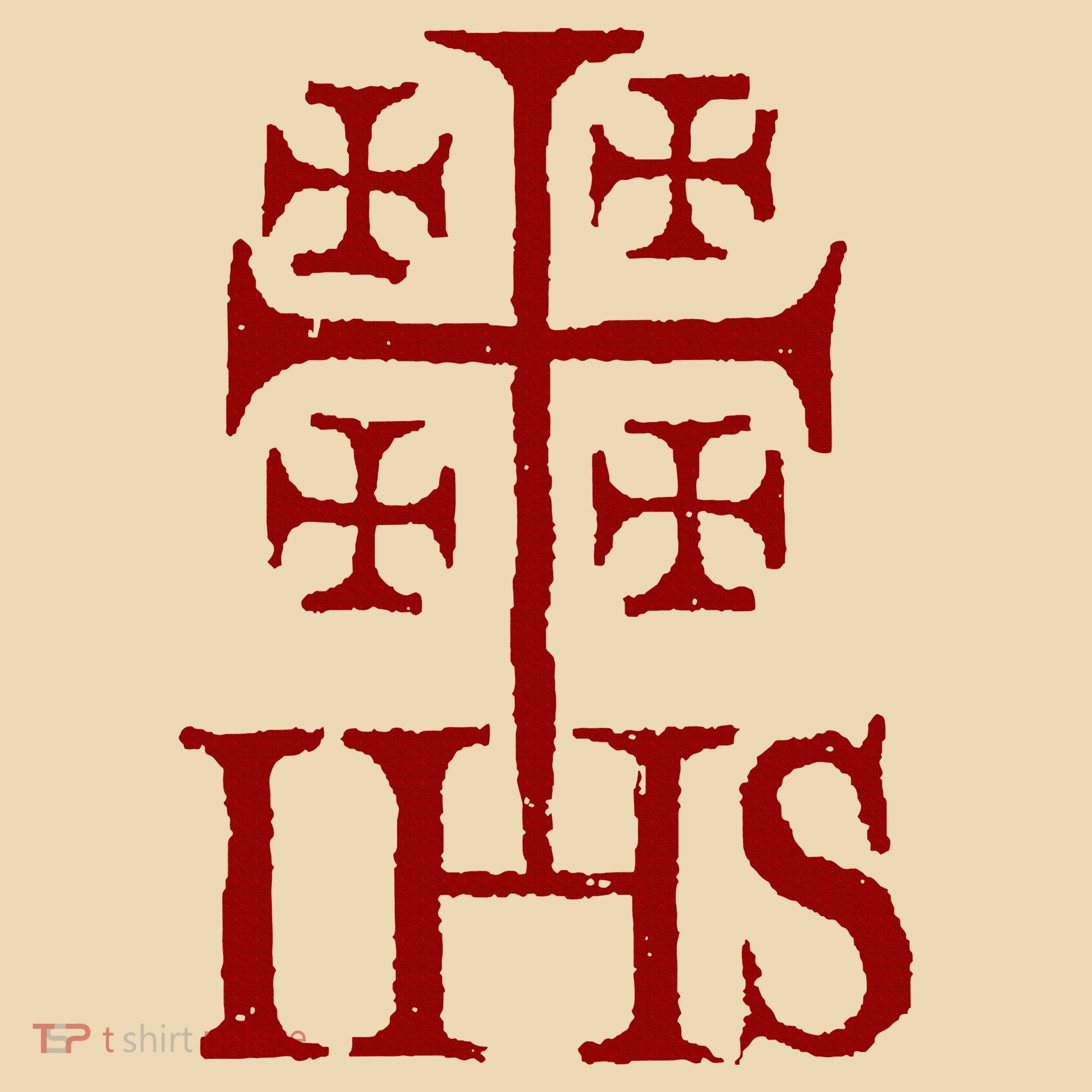 Jerusalem Cross Ihs Knights Templar Tote Bag