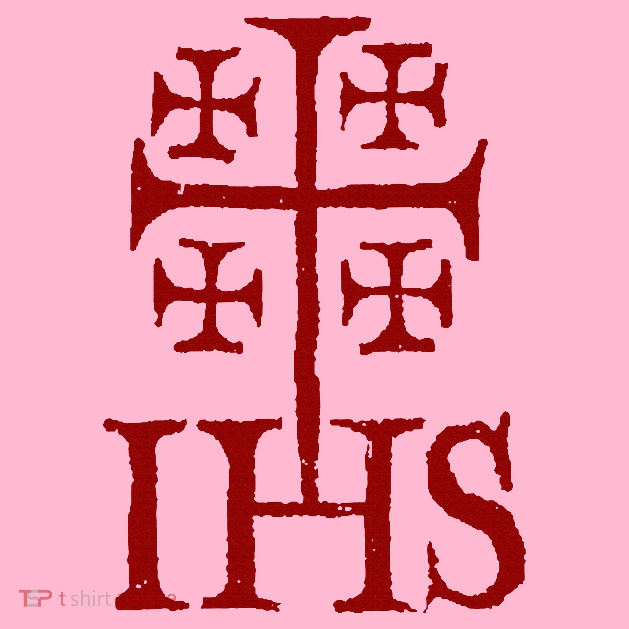 Jerusalem Cross Ihs Knights Templar Coaster