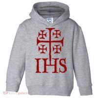 Jerusalem Cross Ihs Knights Templar Toddler Hoodie thumb 0