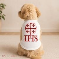 Jerusalem Cross Ihs Knights Templar Doggie Tank thumb 2