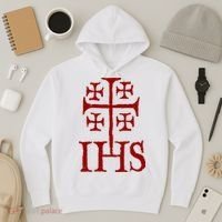 Jerusalem Cross Ihs Knights Templar Hoodie thumb 3