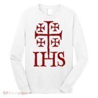 Jerusalem Cross Ihs Knights Templar Long Sleeve Shirt thumb 0