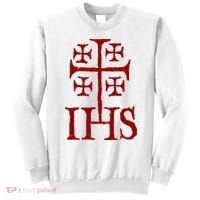 Jerusalem Cross Ihs Knights Templar Sweatshirt thumb 0